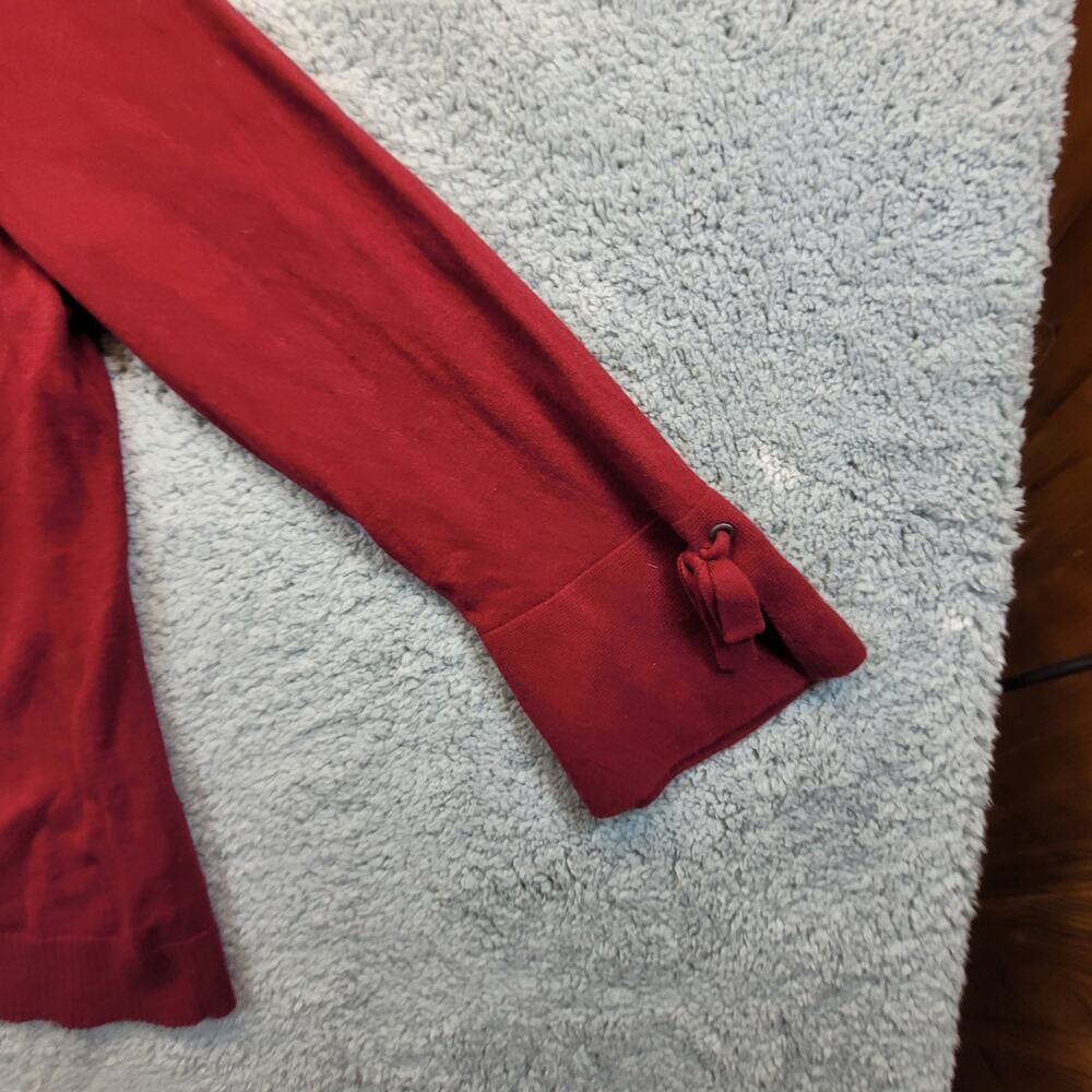 TALBOTS 3X WOMANS SWEATER LONG SLEAVE RED - Picture 4 of 9